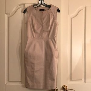Piazza Sempione khaki poplin pleat dress sz 40